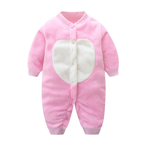 Baby Flannel Polyester Jumpsuit