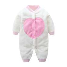 Load image into Gallery viewer, Baby Flannel Polyester Jumpsuit