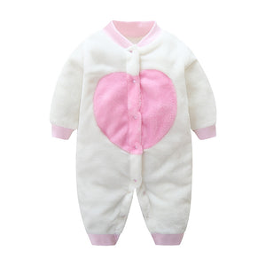 Baby Flannel Polyester Jumpsuit