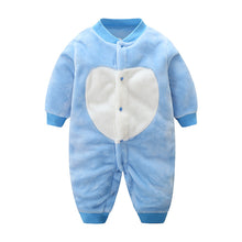 Load image into Gallery viewer, Baby Flannel Polyester Jumpsuit