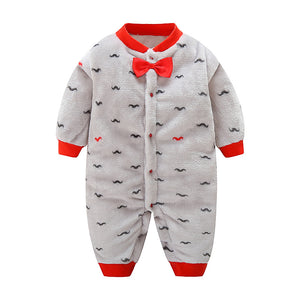 Baby Flannel Polyester Jumpsuit