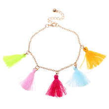 Load image into Gallery viewer, Fashion New Arrival Ankle Bracelet Pom Pom Flower Foot Chain Women Bracelet