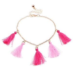Fashion New Arrival Ankle Bracelet Pom Pom Flower Foot Chain Women Bracelet