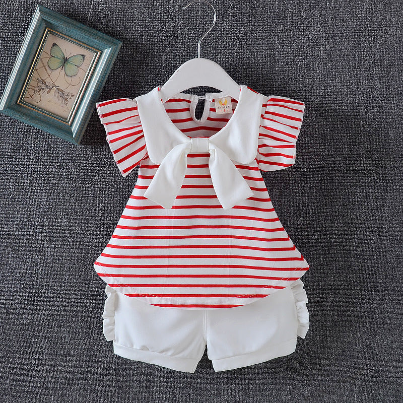 Baby Girls Soft Cotton Clothing Two Piece Set