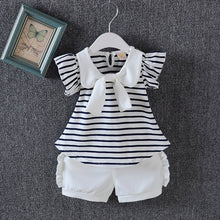 Load image into Gallery viewer, Baby Girls Soft Cotton Clothing Two Piece Set