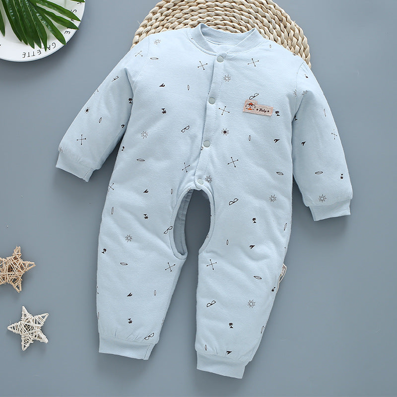 Baby Cotton Clothing Thicken Jumpsuit