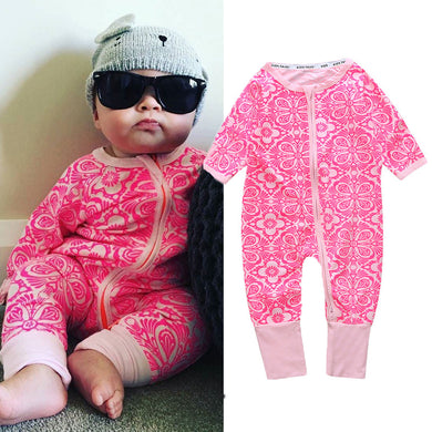 Soft Cotton Windproof Baby Regular Jumpsuit