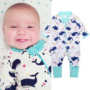 Soft Cotton Windproof Baby Regular Jumpsuit