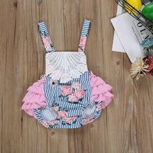 Load image into Gallery viewer, Baby Girls Soft Cotton Sleeveless Jumpsuits
