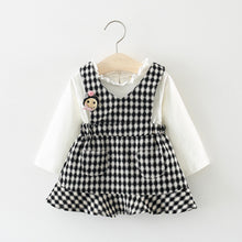 Load image into Gallery viewer, Baby Girls Cotton Pinafore Dress