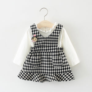 Baby Girls Cotton Pinafore Dress