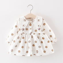 Load image into Gallery viewer, Baby Classy Colors Cotton Print Collar Neck Frock
