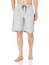 Load image into Gallery viewer, Kanu Surf Men&#39;s Barracuda Swim Trunks (Regular &amp; Extended Sizes), Aqua, Small | Amazon.com