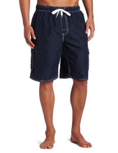 Load image into Gallery viewer, Kanu Surf Men&#39;s Barracuda Swim Trunks (Regular &amp; Extended Sizes), Aqua, Small | Amazon.com