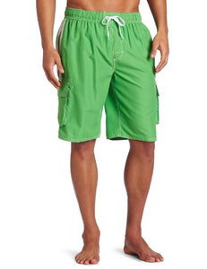 Kanu Surf Men's Barracuda Swim Trunks (Regular & Extended Sizes), Aqua, Small | Amazon.com