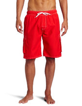 Load image into Gallery viewer, Kanu Surf Men&#39;s Barracuda Swim Trunks (Regular &amp; Extended Sizes), Aqua, Small | Amazon.com