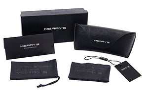 Amazon.com: MERRY'S Unisex Polarized Aluminum Sunglasses Vintage Sun Glasses For Men/Women S8286 (Black, 56): Clothing