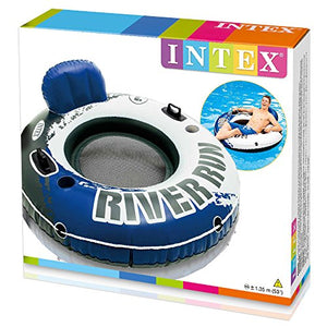 Amazon.com: Intex River Run I Sport Lounge, Inflatable Water Float, 53" Diameter: Toys & Games