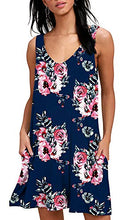 Load image into Gallery viewer, BISHUIGE Summer Swimsuit Cover ups Spaghetti Strap Dress X-Small, Acid Blue at Amazon Womenâs Clothing store: