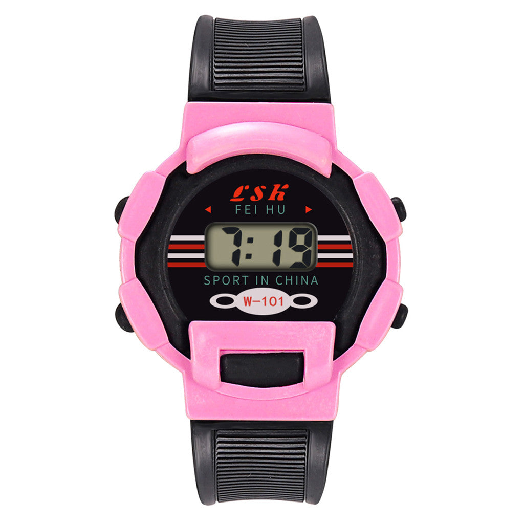 LED Watches Electronic Waterproof Analog Digital Sport Wrist Watch for Children Girls