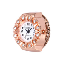 Load image into Gallery viewer, Special choice for gift Quartz Analog Watch Creative and Elastic Adjustable length Classic and fashionable Ring Watch for women