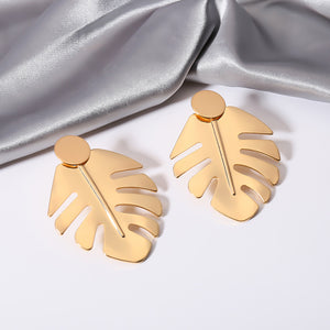 Simple Alloy Earrings push back blend  beautiful accessories for women