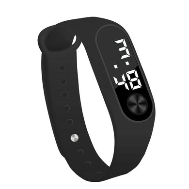 Men Women Fashion Digital LED Sports Watch Unisex Silicone Band Material Wrist Watches