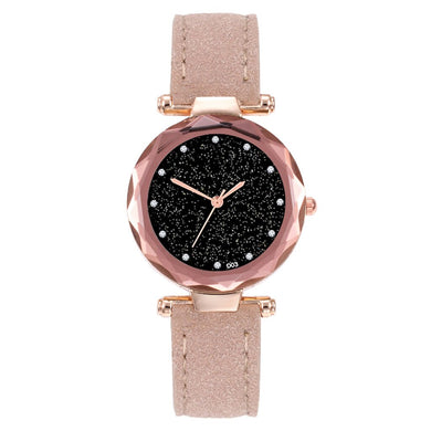 Fashion Women Leather Casual Watch Analog Quartz Wristwatch