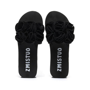 Women's Outdoor Comfort Platform Wedges with Flower On Strap