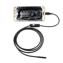 Load image into Gallery viewer, 2M 1M 5.5mm 7mm Endoscope Camera Flexible IP67 Waterproof Inspection Borescope Camera for Android PC Notebook 6LEDs Adjustable