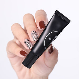 BORN PRETTY Nail Stamping Gel Polish 8ml Black White Stamp Print Oil UV Gel Lacquer Soak Off Varnish for Nail Art Stamping Plate