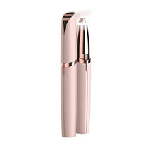 Load image into Gallery viewer, Mini Electric Eyebrow Trimmer Lipstick Brows Pen Hair Remover Painless Eye brow Razor Epilator with LED Light OPP Package