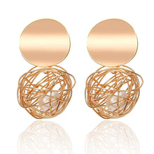 Load image into Gallery viewer, Fashion Statement Earrings 2018 Big Geometric earrings For Women Hanging Dangle Earrings Drop Earing modern Jewelry