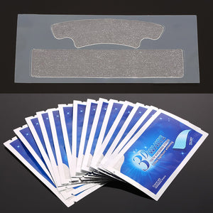 28Pcs/14Pair Teeth Whitening Strips 3D White Gel Tooth Dental kit Oral Hygiene Care Strip for false Teeth Veneers Dentist seks