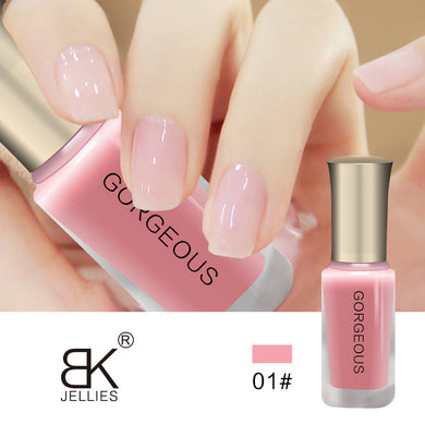 New Nail Polish Candy Nude Color Quick-drying Translucent Jelly Nail Polish 10ML Environmental Protection Lasting Unpeelable