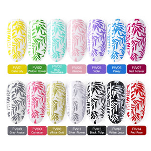 BORN PRETTY Nail Stamping Gel Polish 8ml Black White Stamp Print Oil UV Gel Lacquer Soak Off Varnish for Nail Art Stamping Plate