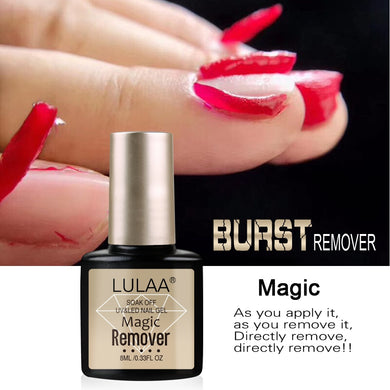 LULAA 2019 New Magic Burst Gel Nail Polish Remover Cleaner Nail UV Gel Degreaser Liquid Remove Sticky Layer Manicure Tools 8ml