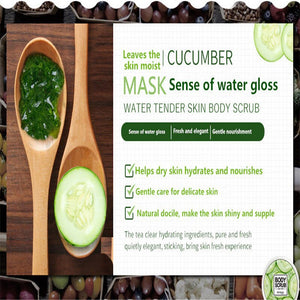 BIOAQUA 120g Cucumber Body Scrub Exfoliating Gel Whitening Scrub Cream Dead Skin Remover exfoliator Scrub Body Care