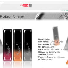 Load image into Gallery viewer, Hot Sales Waterproof Nude Matte Velvet Glossy Lip Gloss Lipstick Lip Balm Sexy Red Lip Tint 21 Colors Women Fashion Makeup Gift