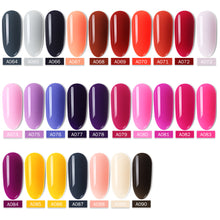 Load image into Gallery viewer, ROHWXY 15ml Uv Gel Nail Polish Top Uv Led Gel Nail Art Varnish Hybrid Soak Off Gel Lacquer Lucky Nail Paint Gel Polish Gellak