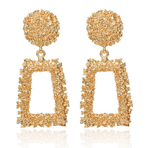 Fashion Statement Earrings 2018 Big Geometric earrings For Women Hanging Dangle Earrings Drop Earing modern Jewelry