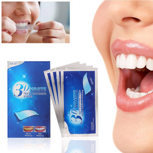 28Pcs/14Pair Teeth Whitening Strips 3D White Gel Tooth Dental kit Oral Hygiene Care Strip for false Teeth Veneers Dentist seks