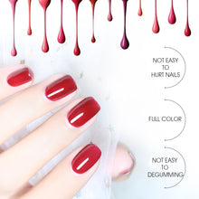Load image into Gallery viewer, ROHWXY 15ml Uv Gel Nail Polish Top Uv Led Gel Nail Art Varnish Hybrid Soak Off Gel Lacquer Lucky Nail Paint Gel Polish Gellak