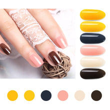 Load image into Gallery viewer, ROHWXY 15ml Uv Gel Nail Polish Top Uv Led Gel Nail Art Varnish Hybrid Soak Off Gel Lacquer Lucky Nail Paint Gel Polish Gellak