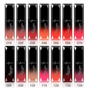 Pudaier Waterproof Liquid Lip Gloss Metallic Matte Lipstick For Lips Cosmetic Sexy Batom Mate Lip Tint Makeup Lasting Lipgloss
