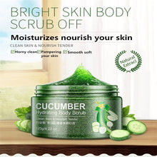 Load image into Gallery viewer, BIOAQUA 120g Cucumber Body Scrub Exfoliating Gel Whitening Scrub Cream Dead Skin Remover exfoliator Scrub Body Care
