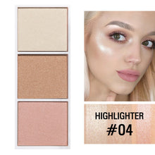 Load image into Gallery viewer, SACE LADY 4 Colors Highlighter Palette Makeup Face Contour Powder Bronzer Make Up Blusher Professional Blush Palette Cosmetics