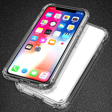 Load image into Gallery viewer, Fashion Shockproof Bumper Transparent Silicone Phone Case For iPhone X XS XR XS Max 8 7 6 6S Plus Clear protection Back Cover