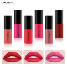 Load image into Gallery viewer, 1PC Waterproof Long-Lasting Matte Liquid Lipstick Easy To Carry 12 Colors Nude Lip Gloss 3.5g Velvet Red Lip Tint Makeup