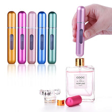 Load image into Gallery viewer, OSHIONER 5ml 8ml Refillable Mini Perfume Spray Bottle Aluminum Spray Atomizer Portable Travel Cosmetic Container Perfume Bottle